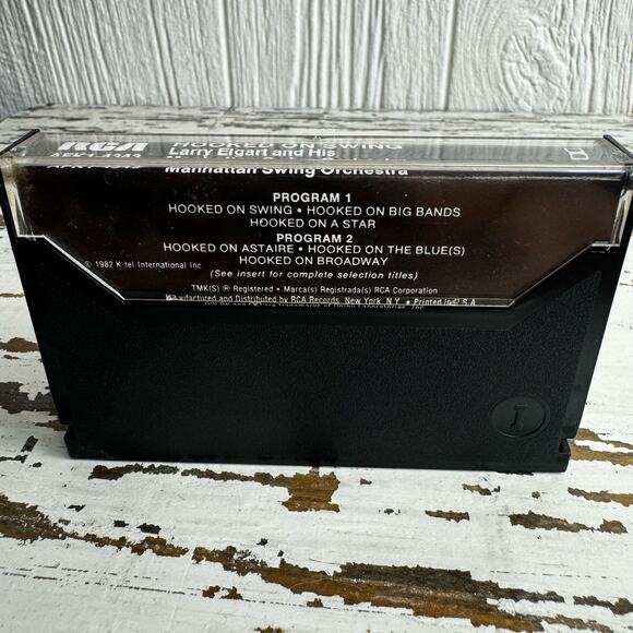 Larry Elgart and His Manhattan Swing Hooked on Swing Orchestra Case Only Vtg - Picture 4 of 5